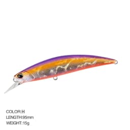 Minnow Lure Spearheadd Ryuki 95S Wobbler for Trolling 9.5cm 15g Bass Fishing Bait Wobbler Long Sinking Trolling Jerkbait Pesca