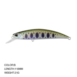 Minnow Lure Spearheadd Ryuki 95S Wobbler for Trolling 9.5cm 15g Bass Fishing Bait Wobbler Long Sinking Trolling Jerkbait Pesca