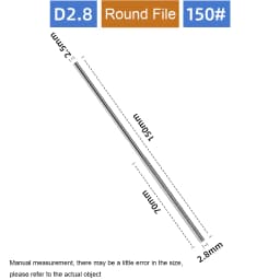 Diamond Cylindrical File 1/1.2/1.5/1.7/2.2/2.8/3.3/4/5/6mm Small Diameter Reaming File Grinding Tool Jade Alloy Assorted File