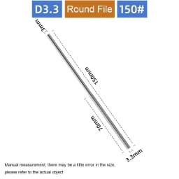 Diamond Cylindrical File 1/1.2/1.5/1.7/2.2/2.8/3.3/4/5/6mm Small Diameter Reaming File Grinding Tool Jade Alloy Assorted File