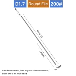Diamond Cylindrical File 1/1.2/1.5/1.7/2.2/2.8/3.3/4/5/6mm Small Diameter Reaming File Grinding Tool Jade Alloy Assorted File