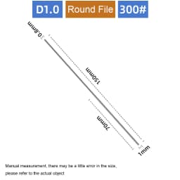 Diamond Cylindrical File 1/1.2/1.5/1.7/2.2/2.8/3.3/4/5/6mm Small Diameter Reaming File Grinding Tool Jade Alloy Assorted File