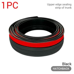 Auto Rubber Seal Strip Car Trunk Lid Gap Seal Strip Rubber Sticker Black For SUV Hatchback Upper Edge Dustproof Car Accessories