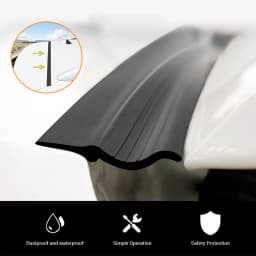 Auto Rubber Seal Strip Car Trunk Lid Gap Seal Strip Rubber Sticker Black For SUV Hatchback Upper Edge Dustproof Car Accessories