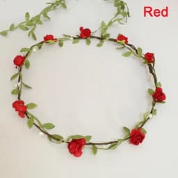 Bohemian Flower Headbands For Bride Crown Hair Band Wedding Floral Headband Garland Girl Flower Wreath Hair Accessories