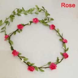 Bohemian Flower Headbands For Bride Crown Hair Band Wedding Floral Headband Garland Girl Flower Wreath Hair Accessories