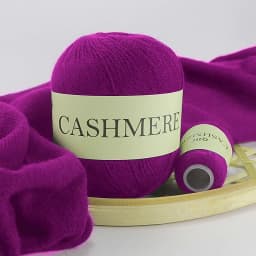 QJH 50+20g Cashmere Yarn Knitting Hand-knitted High-grade Worsted Woolen Wool for Cardigan Hat Sweater Mongolian Cashmere Thread