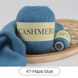 QJH 50+20g Cashmere Yarn Knitting Hand-knitted High-grade Worsted Woolen Wool for Cardigan Hat Sweater Mongolian Cashmere Thread