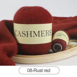 QJH 50+20g Cashmere Yarn Knitting Hand-knitted High-grade Worsted Woolen Wool for Cardigan Hat Sweater Mongolian Cashmere Thread