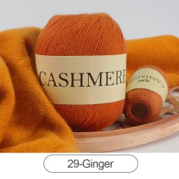 QJH 50+20g Cashmere Yarn Knitting Hand-knitted High-grade Worsted Woolen Wool for Cardigan Hat Sweater Mongolian Cashmere Thread