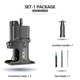 JANGKLIFE Screwdriver Conversion Head, Electric Drill to Electric Saw, Household Reciprocating Saw, Multifunctional, Wood Tools