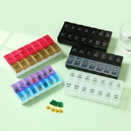 Weekly Portable Travel Pill Cases Box 7 Days Organizer 14 Grids Pills Container Storage Tablets Drug Vitamins Medicine Fish Oils