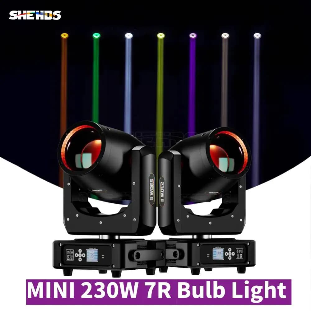 SHEHDS Bulb 1/2PCS MINI 230W 7R Bulb Moving Head Light Stronger Penetrability For DJ Disco Wedding Nightclub Theater
