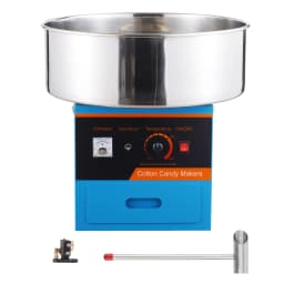 SucceBuy Electric Cotton Candy Machine Commercial Floss Maker with Stainless Steel Bowl Sugar Scoop Drawer for Birthday Party