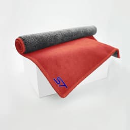 ST Emblem Logo Cleaning Drying Cloth Car Wash Rags Double Layer For Ford Focus x 2 3 Kuga Puma Fiesta ST Line MK3 MK2 MK4 S Max