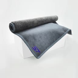 ST Emblem Logo Cleaning Drying Cloth Car Wash Rags Double Layer For Ford Focus x 2 3 Kuga Puma Fiesta ST Line MK3 MK2 MK4 S Max