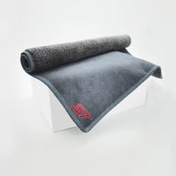 ST Emblem Logo Cleaning Drying Cloth Car Wash Rags Double Layer For Ford Focus x 2 3 Kuga Puma Fiesta ST Line MK3 MK2 MK4 S Max
