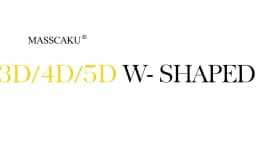 MASSCAKU 3D 4D 5D6D W Shape Eyelashes Clover Bloom Handmade Premade Natural Soft Light Lashes Items Fake Lash