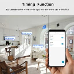 Wifi Smart Home Module Relay Switch 2CH AC DC 220V 7-32V Remote Control 433Receiver Works with Tuya Smartlife Alexa Google Home