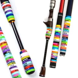 300pcs Fishing Rod Handle Protective Case Lure Silica Gel Rod Clip O-shaped Ring Protector Anti-Slip Ring Tackle Racquet Handle