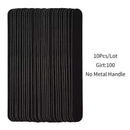 Nail File Replacement 100 to 180 Professional Limas Tools for Manicure Lime 240 Sandpaper Replaceable Gel Polishing Files Set