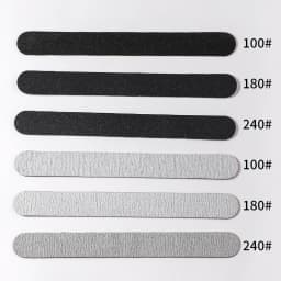 Nail File Replacement 100 to 180 Professional Limas Tools for Manicure Lime 240 Sandpaper Replaceable Gel Polishing Files Set
