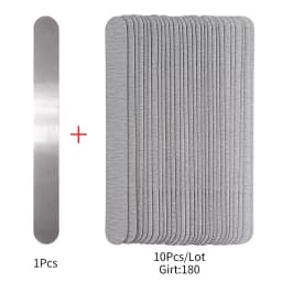 Nail File Replacement 100 to 180 Professional Limas Tools for Manicure Lime 240 Sandpaper Replaceable Gel Polishing Files Set
