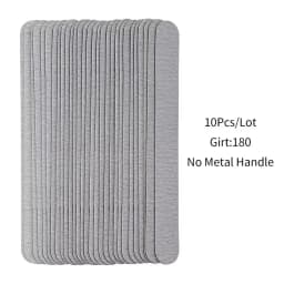 Nail File Replacement 100 to 180 Professional Limas Tools for Manicure Lime 240 Sandpaper Replaceable Gel Polishing Files Set