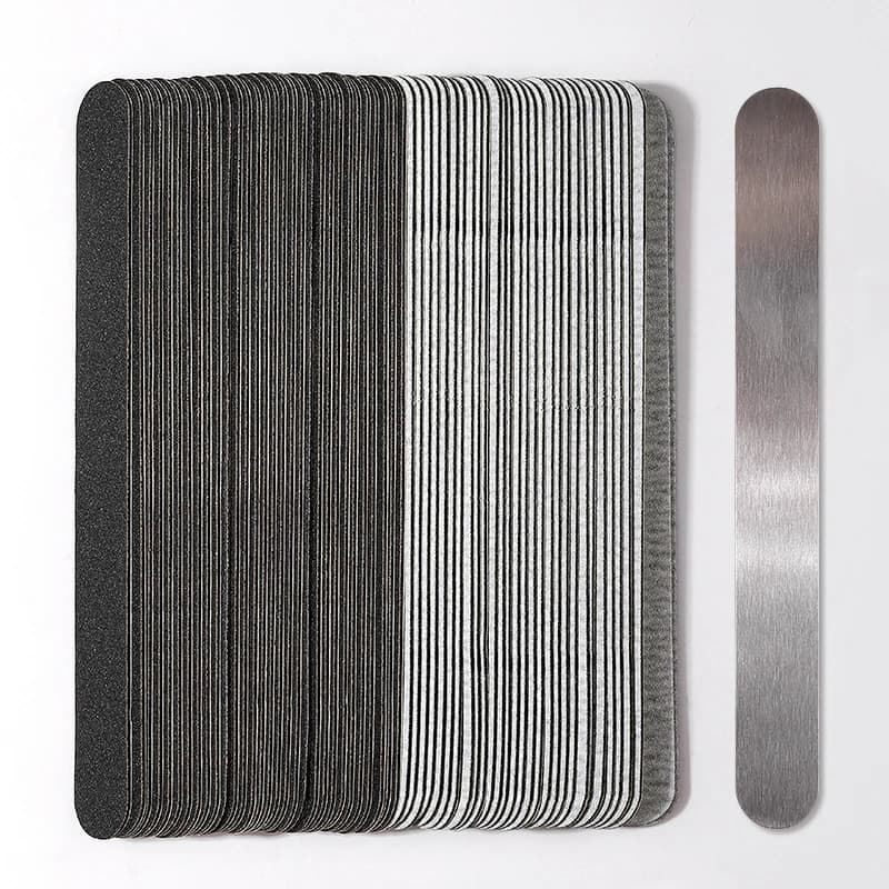 Nail File Replacement 100 to 180 Professional Limas Tools for Manicure Lime 240 Sandpaper Replaceable Gel Polishing Files Set