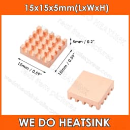 WE DO HEATSINK Small Tiny Useful Pure Copper Heat Sink Without or With Thermal Pad For Raspberry Pi Banana Pi IC Chipset Package