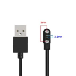 2 pins 4pins Smartwatch Dock Charger Adapter USB Charging Cable Cord for Adult/Kids Smart Watch Power Charge Wire Accessories