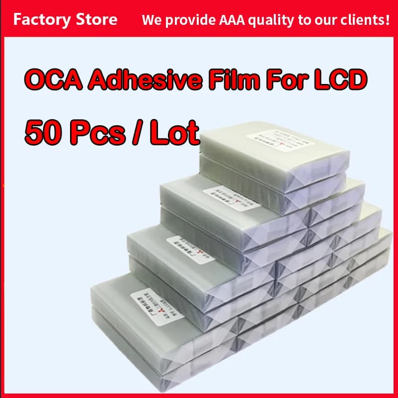 OCA optical clear adhesive double sided for iphone 4.7 5.5 6 6.3 6.5 6.8 6.9 7.0 /samsung/sony/LG/Nokia/Xiaomi 250um thickness