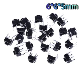 10/20Pcs Silent Micro Switch Mute Button 2Pin Tactile Push Switch for Wireless Wired Mouse Repair Replacement Parts