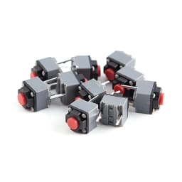 10/20Pcs Silent Micro Switch Mute Button 2Pin Tactile Push Switch for Wireless Wired Mouse Repair Replacement Parts