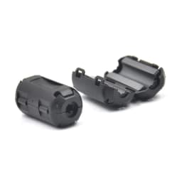 2/5pcs TDK Clip-On Ferrite Ring Core Noise Suppressor For EMI RFI Clip Anti-jamming Cable Active Components Filters 12 X 25mm