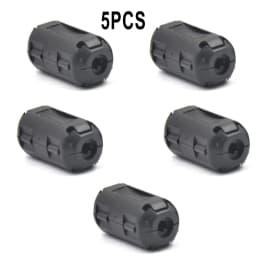 2/5pcs TDK Clip-On Ferrite Ring Core Noise Suppressor For EMI RFI Clip Anti-jamming Cable Active Components Filters 12 X 25mm