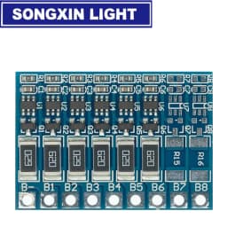 3S 4S 5S 6S 7S 8S 21V 4.2v Li-ion Balancer 18650 Balncing Full Charge Battery Balance Function Protection Board