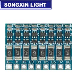 3S 4S 5S 6S 7S 8S 21V 4.2v Li-ion Balancer 18650 Balncing Full Charge Battery Balance Function Protection Board
