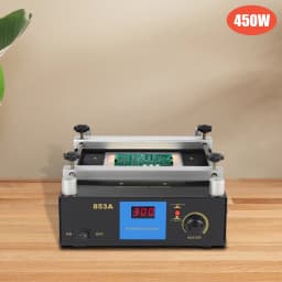 YIHUA 853A BGA IR Infrared Preheater Electronic Hot Plate Preheating Rework Station 110/220V 450W