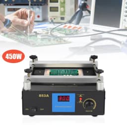 YIHUA 853A BGA IR Infrared Preheater Electronic Hot Plate Preheating Rework Station 110/220V 450W