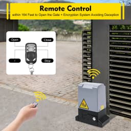 370W/550W/750W Sliding Electric Gate Opener Set Automatic Motor Hardware
