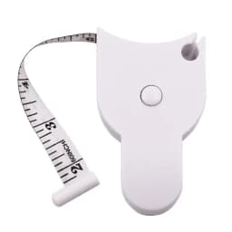 1set 70mm Skinfold Body Fat Caliper Set with Measure Tape Body Fat Monitors Body Fat Tester Skinfold Measurement accessory
