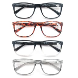 Oversized Reading Glasses Men Big Head Readers Women XL Eyeglasses Wide Square Large Read Glasses With Spring Hinge Clear Vision