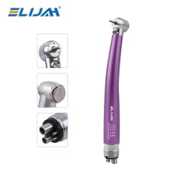 Colorful LED High Speed Dental Handpiece Push Button 3 Water Spray Air Turbine Low Noise Standard Head Dentistry Equipment Tools