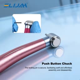 Colorful LED High Speed Dental Handpiece Push Button 3 Water Spray Air Turbine Low Noise Standard Head Dentistry Equipment Tools