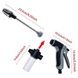 High-Pressure Car Washing Water Gun, External Cleaning Of RV, Foam Kettle Cleaning, Garden Water Hose Nozzle, Garden Shower,