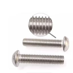 10pcs UNC 10#-24 1/4-20 US Coarse Thread 304 A2-70 Stainless Steel Allen Hex Hexagon Socket Button Head Round Screw Bolt ISO7380