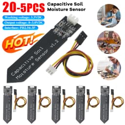 Capacitive Soil Moisture Sensor Module Wide Voltage 3.3V Corrosion Resistant W/ Gravity for Arduino Soil Moisture Sensor Board