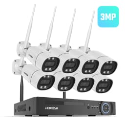 H.view 8CH 3MP 5MP Wireless 2.4GHz Wifi Camera Security System CCTV Camera Video Surveillance Kit NVR Outdoor Two-Way Audio