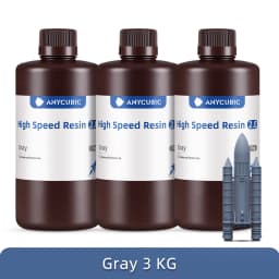 ANYCUBIC 3PCS High Speed Resin 5X Faster Printing Speed Low Viscosity UV Resin for Photon Mono M7 Max LCD 3D Printer